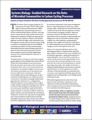 Mircobial Communities Carbon Cycling